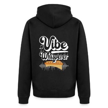 Vibraphon, vibraphoniste - Veste à capuche bio Premium Unisexe - noir - Dos - Nico (187cm)
