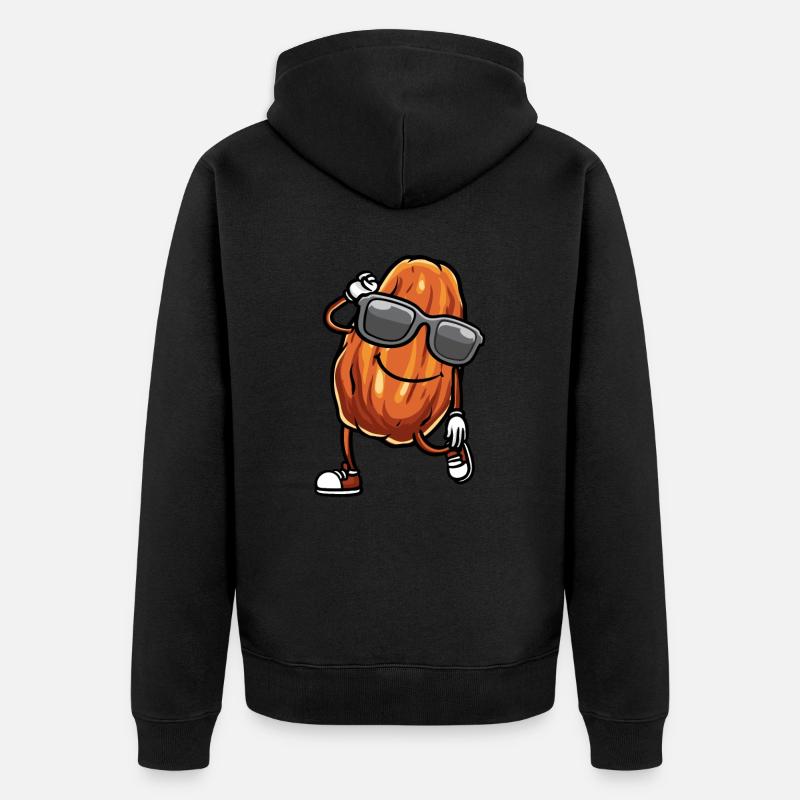 Dattes Fruit Dancing - Veste à capuche bio Premium Unisexe - noir