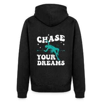 Athlétisme Jeux d’athlétisme - Veste à capuche bio Premium Unisexe - noir - Dos - Nico (187cm)