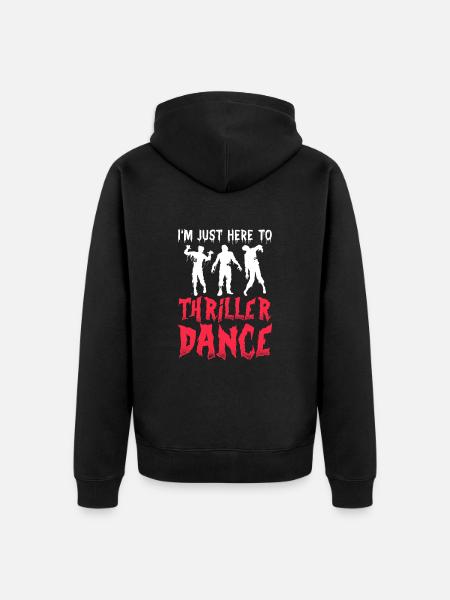 Zombie Zombie-Jäger Zombieapokalypse Geschenk - Unisex Premium Bio Zip Hoodie - Schwarz