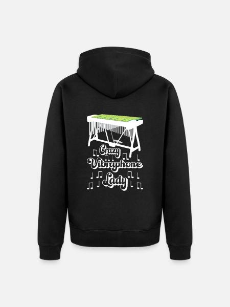 Vibraphon Vibraphonist - Unisex Premium Bio Zip Hoodie - Schwarz