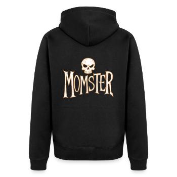 Halloween Squelette Effrayant Effrayant Horreur Fête - Veste à capuche bio Premium Unisexe - noir - Dos - Nico (187cm)