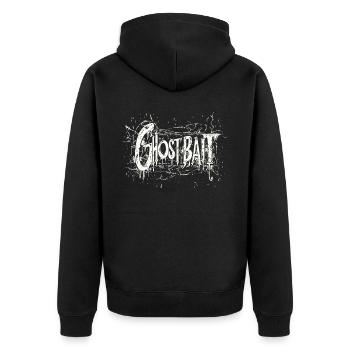 Appât fantôme Paranormal Chasseur de fantômes - Veste à capuche bio Premium Unisexe - noir - Dos - Nico (187cm)