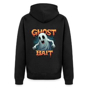 Appât fantôme Halloween Geist Gespenst Geister - Veste à capuche bio Premium Unisexe - noir - Dos - Nico (187cm)