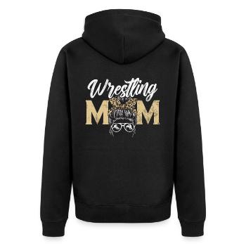 Kawaii Chibi Anime Girl Anime Merch Japanese - Unisex Premium Organic Zip Hoodie - black - Back - Nico (187cm)