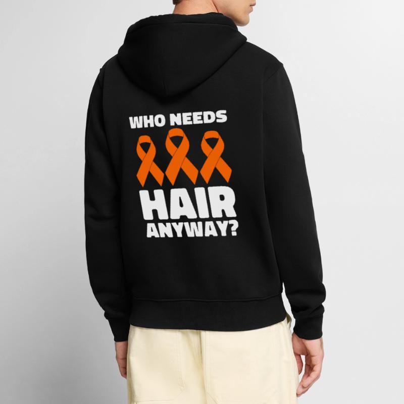 Leukämie Bewusstsein Blutkrebs Bekämpfung Unisex Premium Bio Zip Hoodie