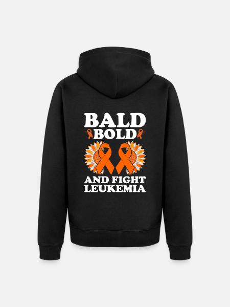 schwestLeukämie Bewusstsein Blutkrebs Bekämpfung - Unisex Premium Bio Zip Hoodie - Schwarz