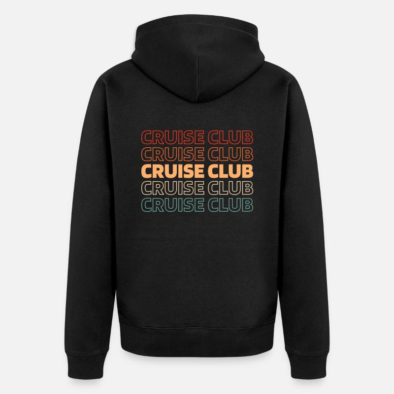 Croisière - Veste à capuche bio Premium Unisexe - noir