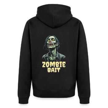 Conception de zombie d’Halloween - Veste à capuche bio Premium Unisexe - noir - Dos - Nico (187cm)