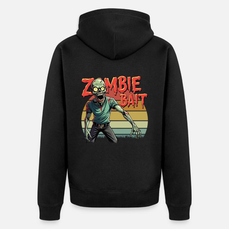 Conception de zombie d’Halloween - Veste à capuche bio Premium Unisexe - noir