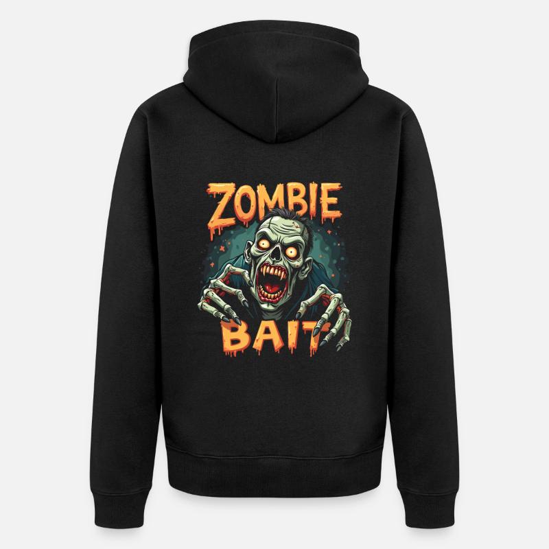 Conception de zombie d’Halloween - Veste à capuche bio Premium Unisexe - noir