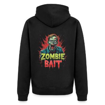 Conception de zombie d’Halloween - Veste à capuche bio Premium Unisexe - noir - Dos - Nico (187cm)