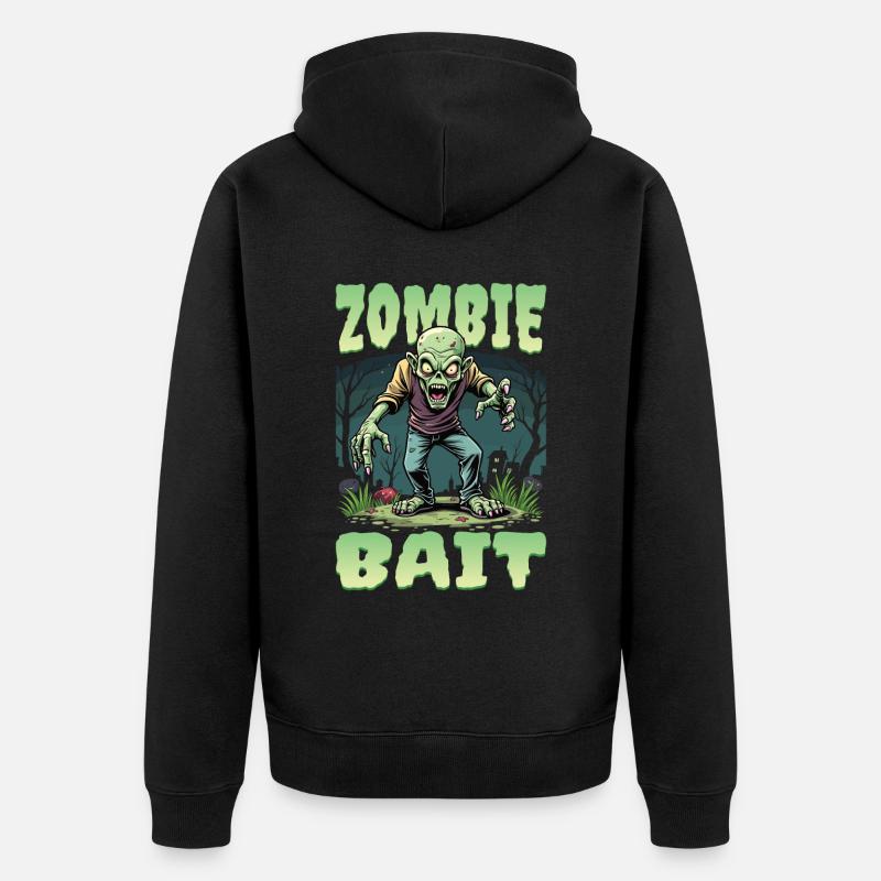 Conception de zombie d’Halloween - Veste à capuche bio Premium Unisexe - noir