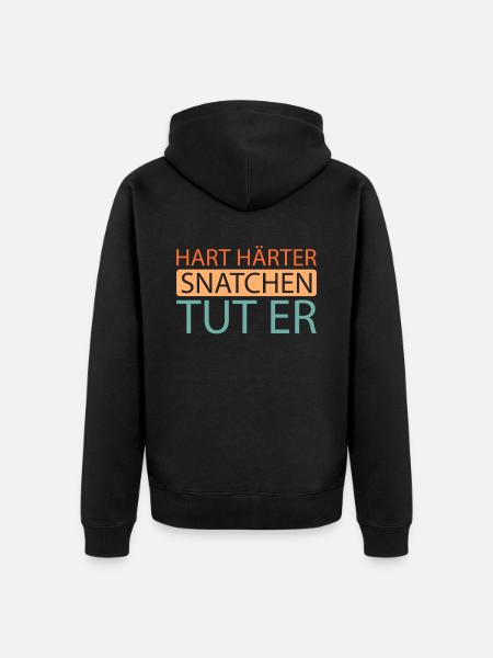 Weightlifting Weightlifting - Unisex Premium Organic Zip Hoodie - black