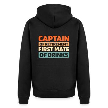 Cruise Retraite - Veste à capuche bio Premium Unisexe - noir - Dos - Nico (187cm)