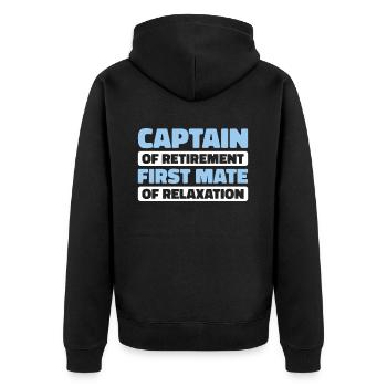 Cruise Retraite - Veste à capuche bio Premium Unisexe - noir - Dos - Nico (187cm)