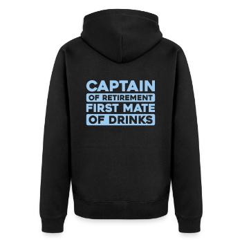 Cruise Retraite - Veste à capuche bio Premium Unisexe - noir - Dos - Nico (187cm)