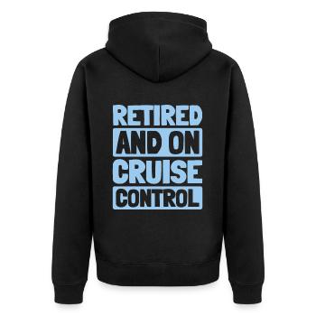 Cruise Retraite - Veste à capuche bio Premium Unisexe - noir - Dos - Nico (187cm)