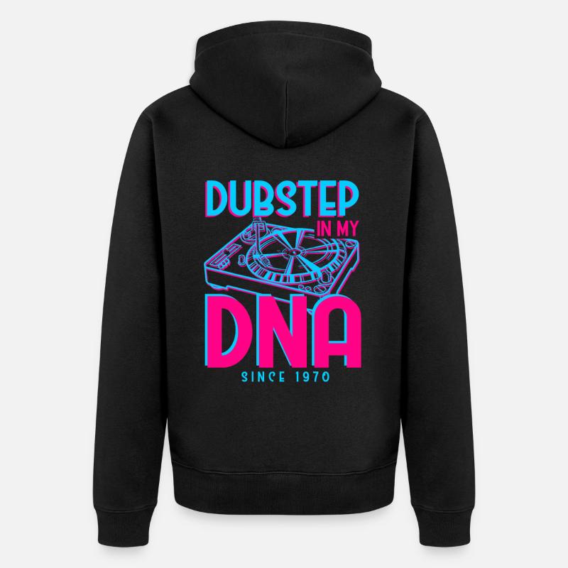 Dubstep 1970 - Veste à capuche bio Premium Unisexe - noir