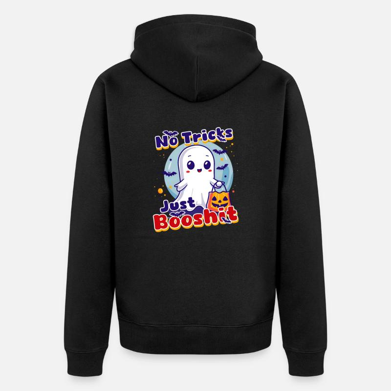 Booshit Pas de trucs, juste Booshit - Veste à capuche bio Premium Unisexe - noir