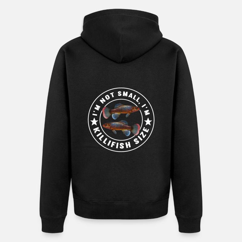 Killifish Quarium Fish - Veste à capuche bio Premium Unisexe - noir