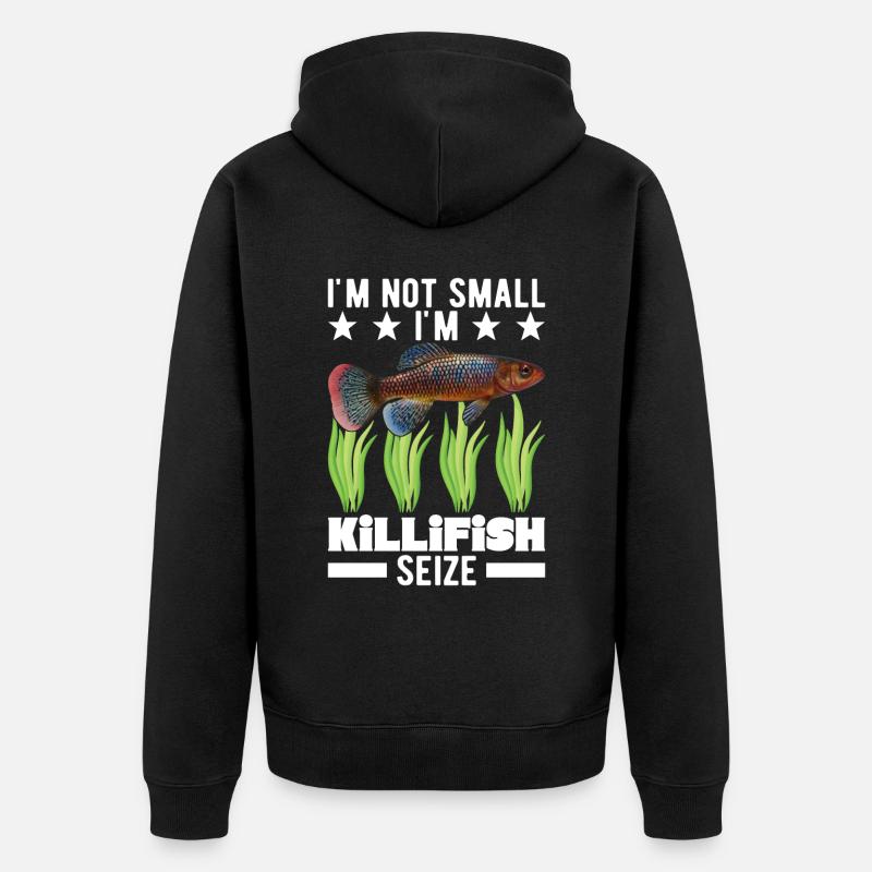 Killifish Quarium Fish - Veste à capuche bio Premium Unisexe - noir