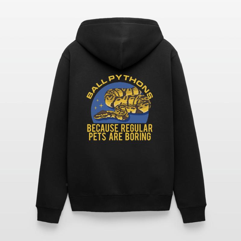 Roi Python Serpents Python Cadeau Veste à capuche bio Premium Unisexe