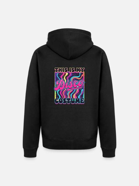 This Is My 70s Costume - Unisex Premium Organic Zip Hoodie - black