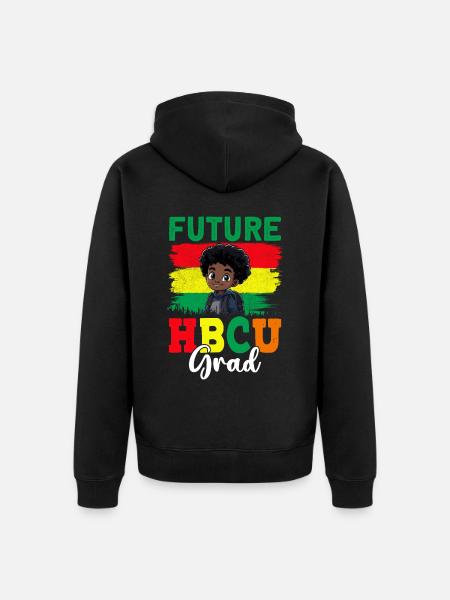 Future HBCU - Unisex Premium Organic Zip Hoodie - black