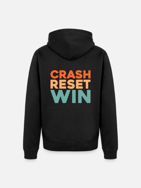 Sim Racing - Unisex Premium Organic Zip Hoodie - black