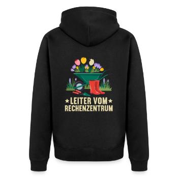 Jardin Jardinage Plantes Jardiniers Jardiniers Amateurs - Veste à capuche bio Premium Unisexe - noir - Dos - Nico (187cm)