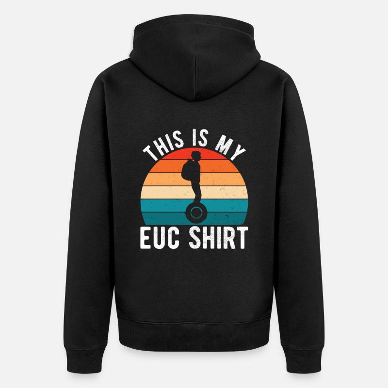 EUC Monoroue - Veste à capuche bio Premium Unisexe - noir