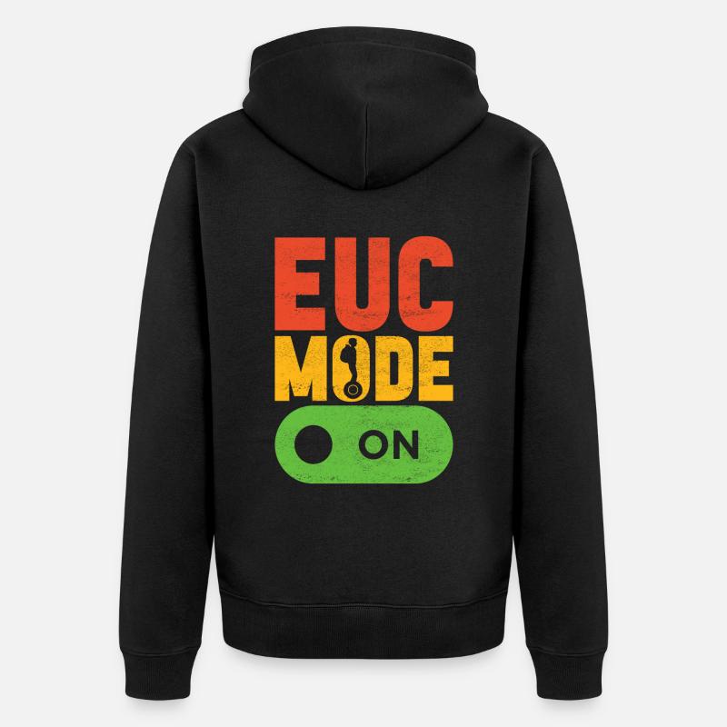 EUC Monoroue - Veste à capuche bio Premium Unisexe - noir