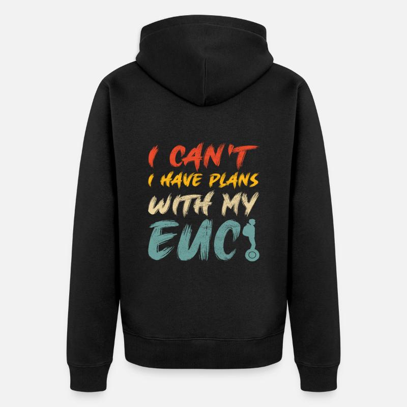 EUC Monoroue - Veste à capuche bio Premium Unisexe - noir