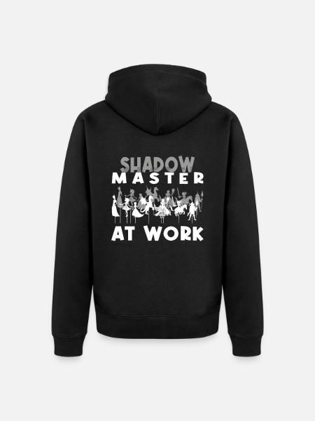 Handschattenpuppenspiel Puppen - Unisex Premium Bio Zip Hoodie - Schwarz
