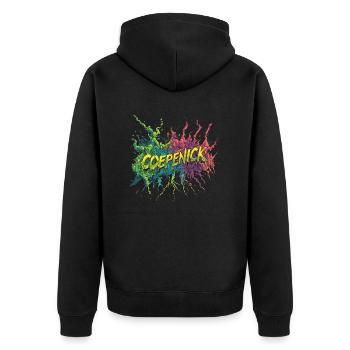 Berlin Köpenick Souvenir Cöpenick Graffiti Pop Art - Veste à capuche bio Premium Unisexe - noir - Dos - Nico (187cm)