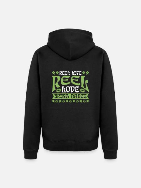 Irish Dance Irischer Tanz - Unisex Premium Organic Zip Hoodie - black
