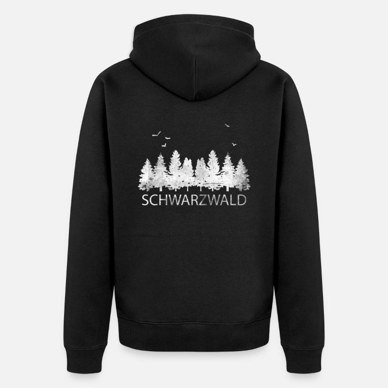 Millésime de la Forêt-Noire - Veste à capuche bio Premium Unisexe - noir