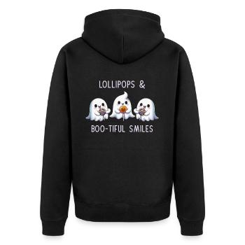 Sucette et sourires Bootiful - Veste à capuche bio Premium Unisexe - noir - Dos - Nico (187cm)