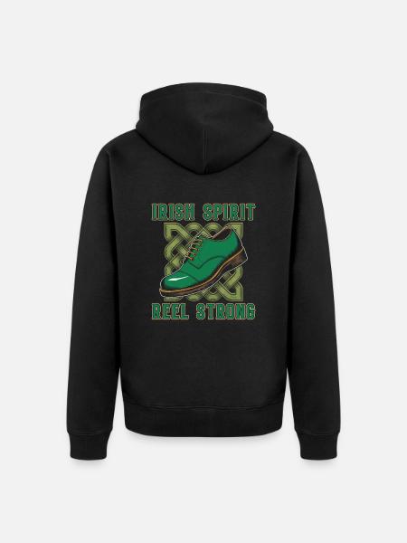Irish Dance Irischer Tanz - Unisex Premium Organic Zip Hoodie - black