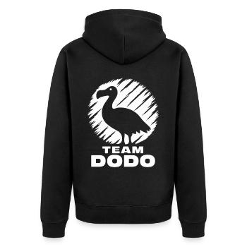 Dodo Dire Dodo Oiseau Drôle Dodo Cadeau - Veste à capuche bio Premium Unisexe - noir - Dos - Nico (187cm)