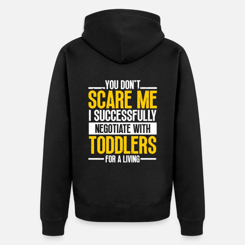 Baby-sitter Babysitting - Veste à capuche bio Premium Unisexe - noir