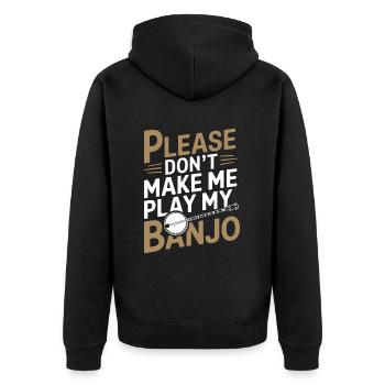 Banjo - Veste à capuche bio Premium Unisexe - noir - Dos - Nico (187cm)