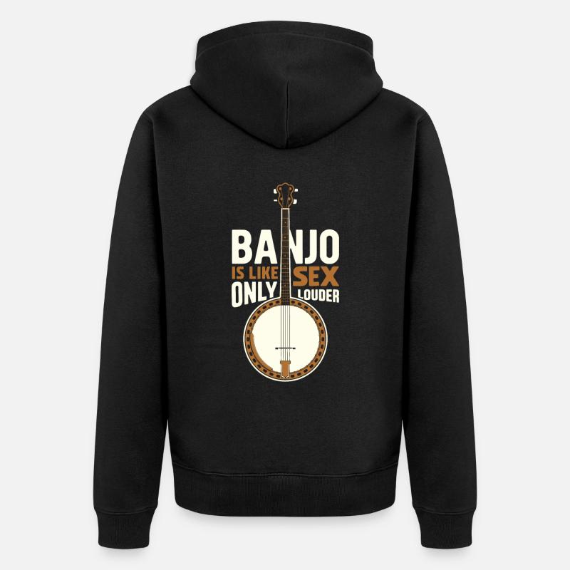 Banjo - Veste à capuche bio Premium Unisexe - noir