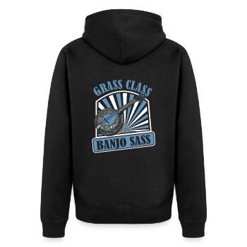 Banjo - Veste à capuche bio Premium Unisexe - noir - Dos - Nico (187cm)