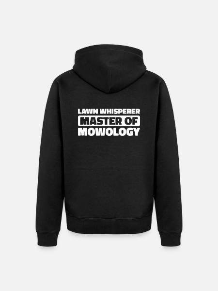 Rasenmäher Mähen - Unisex Premium Bio Zip Hoodie - Schwarz