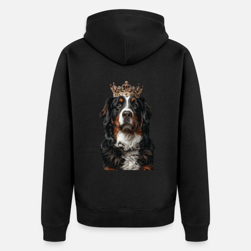 Bouvier bernois - Veste à capuche bio Premium Unisexe - noir