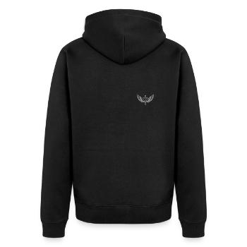 Jesus Christ Christian Christianity God Bible - Unisex Premium Organic Zip Hoodie - black - Back - Nico (187cm)