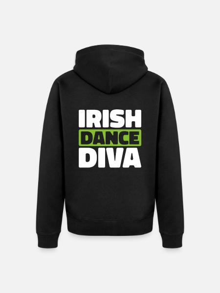 Irish Dance Irischer Tanz - Unisex Premium Organic Zip Hoodie - black