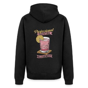 Barman Barman - Veste à capuche bio Premium Unisexe - noir - Dos - Nico (187cm)